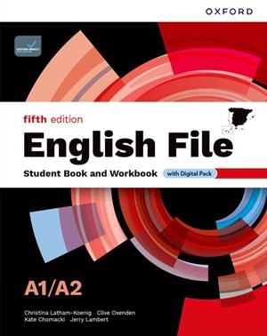 ENGLISH FILE A1;A2 STUDENT AND WORKBOOK WITHOUT KEY FIFTH EDITION 5A ED. | 9780194147996