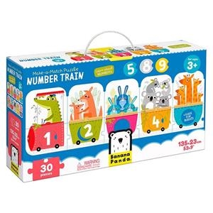 PUZZLE EL TREN DE LOS NÚMEROS 30 PIEZAS | 5902983491132