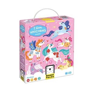 PUZZLE I LOVE UNICORNS 60 PIEZAS | 5902983492641