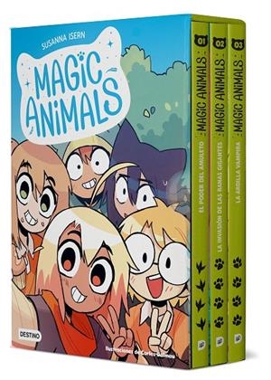 ESTUCHE MAGIC ANIMALS (01-03) | 9788408309987 | ISERN, SUSANNA / DALMAU, CARLES / LÓPEZ, NIL