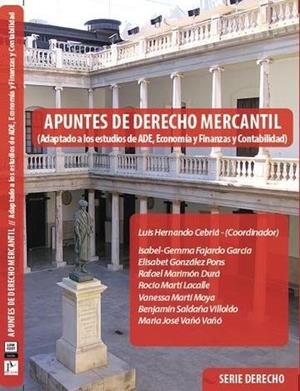 APUNTES DE DERECHO MERCANTIL ADAPTADO A ESTUDIOS DE ADE | 9788494158100 | GRACIANO, CARINA / KORNUTA, ANABELA
