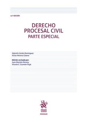 DERECHO PROCESAL CIVIL PARTE ESPECIAL | 9791370212384 | CORTES DOMINGUEZ, VALENTIN / MORENO CATENA, VICTOR