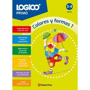 LOGICO PRIMO COLORES Y FORMAS 1 3 4 AÑOS | 9788411935692 | FINKEN-VERLAG GMBH
