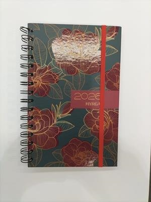 AGENDA SETMANA VISTA CAT. 14.5X21 ROUGE | 8423647334185