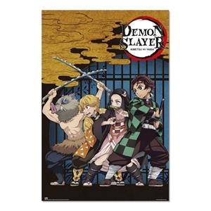 POSTER DEMON SLAYER LA CASA DE LOS TAMBORES | 8435747810438