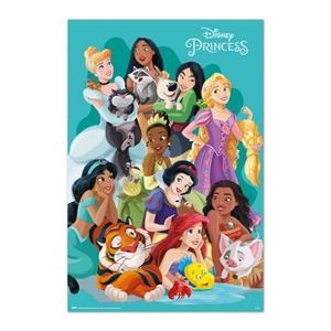 POSTER DISNEY PRINCESAS Y MASCOTAS | 8435747823162