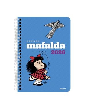 AGENDA 2026 MAFALDA ANILLADA COLUMNAS AZUL | 9786316693112 | QUINO