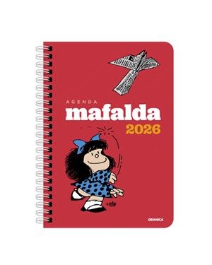AGENDA 2026 MAFALDA ANILLADA COLUMNAS ROJA | 9786316693105 | QUINO