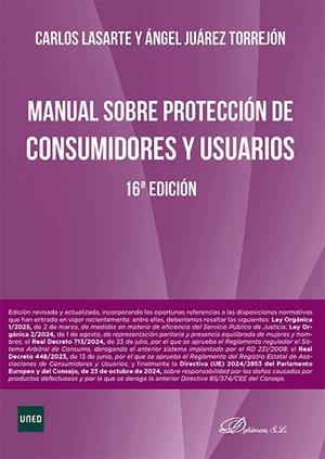 MANUAL SOBRE PROTECCION DE CONSUMIDORES Y USUARIOS | 9791370065812 | LASARTE ALVAREZ, CARLOS / JUAREZ TORREJÓN, ÁNGEL