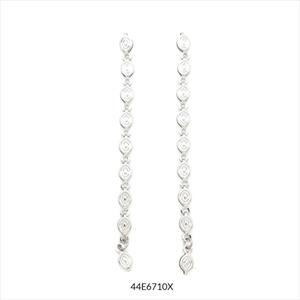 ARRECADES GLASS PLATEJADES INOX | 44e6710x