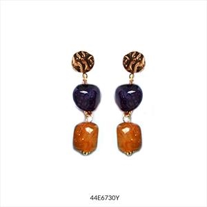 ARRECADES  CORA DAURAT PEDRES INOX | 44e6730y