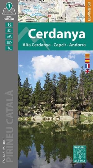 CERDANYA : MAPA-GUIA [2025] | 9788470111914