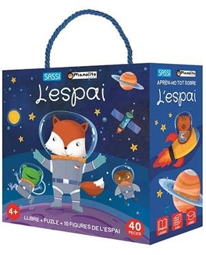 Q-BOX L'ESPAI (PUZZLE 40 PECES + LLIBRE + FIGUERETES) | 9788410443853 | GAULE, M.