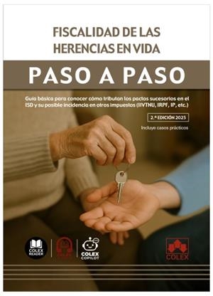 FISCALIDAD DE LAS HERENCIAS EN VIDA PASO A PASO | 9791370113445 | IBERLEY, DEPARTAMENTO DE DOCUMENTACIÓN