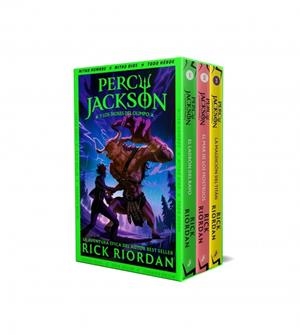 PERCY JACKSON Y LOS DIOSES DEL OLIMPO (ESTUCHE CON: EL LADRÓN DEL RAYO|EL MAR DE LOS MONSTRUOS|LA MALDICIÓN DEL TITÁN) | 9788419868541 | RIORDAN, RICK