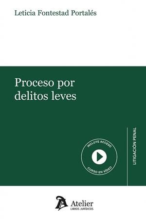 PROCESO POR DELITOS LEVES | 9791387867829 | FONTESTAD PORTALES, LETICIA