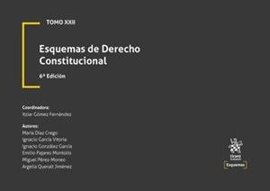 ESQUEMAS XXII DE DERECHO CONSTITUCIONAL (6ª EDICIÓN) | 9791370109134 | GOMEZ FERNANDEZ, ITZIAR / DIAZ CREGO, MARI