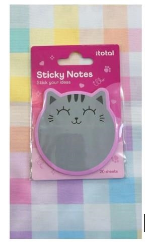 STICKY NOTES GAT GRIS ITOTAL | 8053634006247