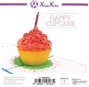 POSTAL XIU XIU HAPPY CUPCAKE | 8436561581634