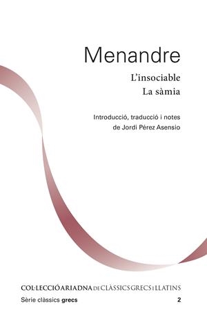 INSOCIABLE, L'. LA SÀMIA | 9788410349810 | MENANDRO