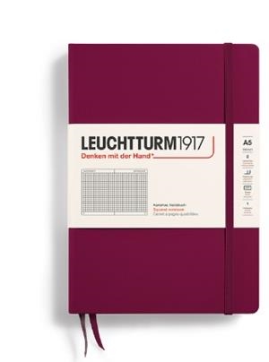 NOTEBOOK MEDIUM A5 T/D QUADRICULA PORT RED | 4004117551895
