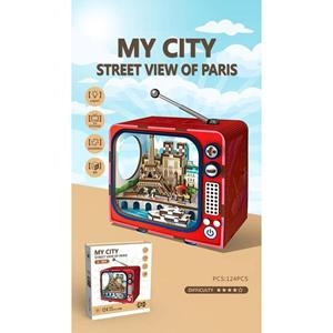 PUZZLE FUSTA 100 PCS. MY CITY PARIS | 8431234198010