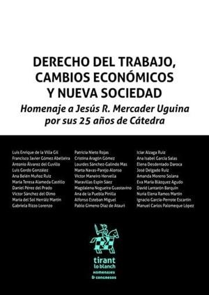 DERECHO DEL TRABAJO, CAMBIOS ECONOMICOS Y NUEVA SOCIEDAD | 9791370106317 | DE LA PUEBLA PINILLA, ANA / DE LA VILLA GIL, LUIS ENRIQUE