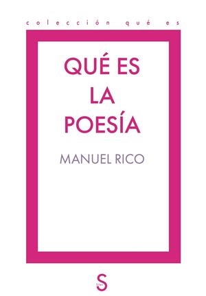 QUÉ ES LA POESÍA | 9791387694791 | RICO, MANUEL