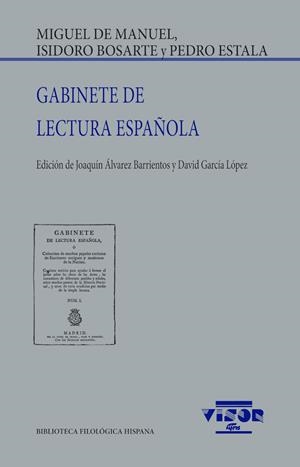 GABINETE DE LECTURA ESPAÑOLA | 9791387745141 | DE MANUEL, MIGUEL / BOSARTE, ISIDORO / ESTALA, PEDRO