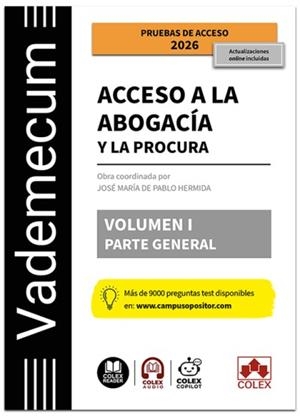 VADEMECUM ACCESO ABOGACIA I : PARTE GENERAL | 9791370114497
