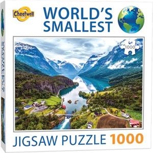 PUZZLE CHEATWELL WORLD’S SMALLEST – FJORDS, NORWAY 1000 PIEZAS | 5015766013442