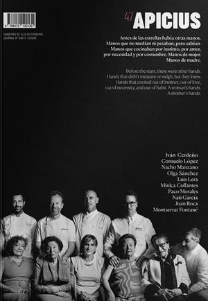 APICIUS 47. JOAN ROCA, NACHO MANZANO, PACO MORALES, LERA, CERDEÑO & MADRES | 9788472122130