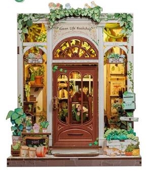 MAQUETA AMB LLUM GREEN LIFE BOOKSHOP | 6975436180777