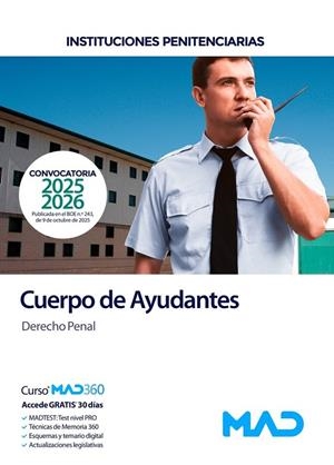 CUERPO AYUDANTES INSTITUCIONES PENITENCIARIAS. DERECHO PENAL | 9791370282448