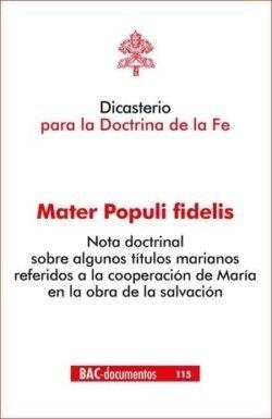 MATER POPULI FIDELIS | 9788422024231