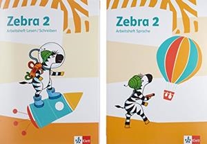 ZEBRA 2. SCHULJAHR ARBEITSHEFT LESEN/SCHREIBEN / ARBEITSHEFT SPRACHE, 2 BDE | 9783122709457