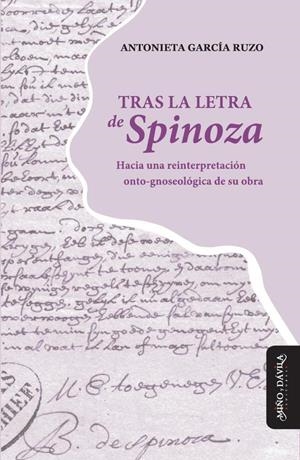 TRAS LA LETRA DE SPINOZA | 9791387546380 | GARCÍA RUZO, ANTONIETA