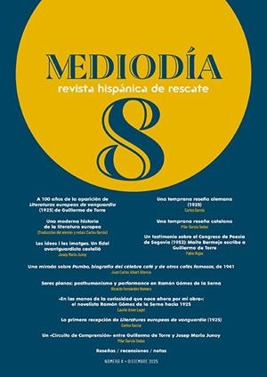 MEDIODÍA. REVISTA HISPÁNICA DE RESCATE. 8 | 9791387939489 | VARIOS AUTORES
