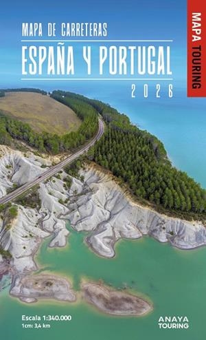 MAPA DE CARRETERAS DE ESPAÑA Y PORTUGAL : MAPA TOURING [2026] | 9788491589969 | ANAYA TOURING