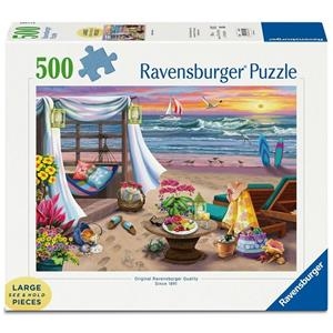 PUZZLE 500 PIEZAS TARDE EN LA PLAYA LARGE | 4005556167920