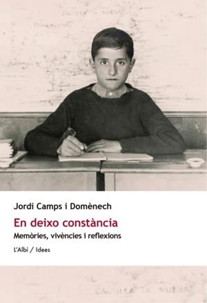 EN DEIXO CONSTÀNCIA | 9788412986280 | CAMPS I DOMÈNECH, JORDI