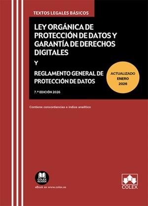 CÓDIGO LOPD-GDD Y RGPD | 9791370115722 | EDITORIAL COLEX, S.L.