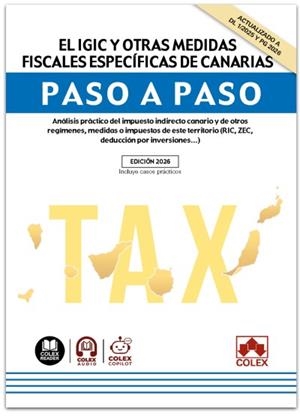 IGIC Y OTRAS MEDIDAS FISCALES ESPECIFICAS DE CANARIAS | 9791370115487 | IBERLEY, DEPARTAMENTO DE DOCUMENTACIÓN