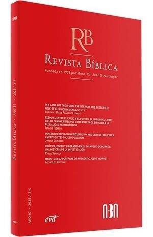 REVISTA BIBLICA 2025/3-4 AÑO 87 | 9770034707121