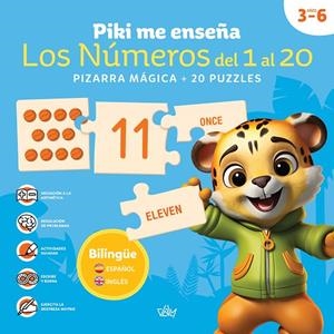 PIKI ME ENSEÑA LOS NUMEROS DEL 1 AL 20 | 9788419750099 | EDICIONES DALY