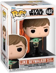 FUNKO POP STAR WARS 482 LUKE SKYWALKER WITH GROGU | 889698582902