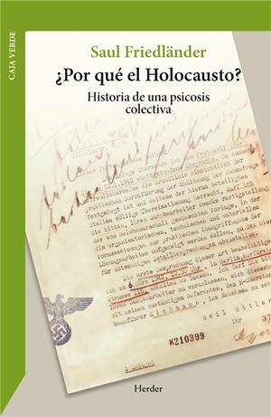 POR QUÉ EL HOLOCAUSTO? | 9788425453229 | FRIEDLANDER, SAUL