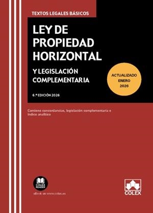 LEY PROPIEDAD HORIZONTAL | 9791370115814 | EDITORIAL COLEX, S.L.
