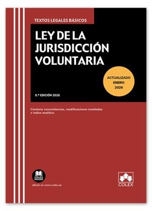 LEY DE LA JURISDICCIÓN VOLUNTARIA | 9791370115746 | EDITORIAL COLEX, S.L.