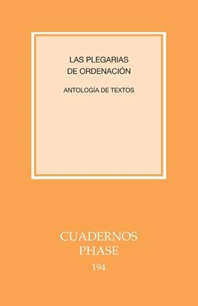 PLEGARIAS DE ORDENACIÓN | 9788498054231 | OÑATIBIA, IGNACIO